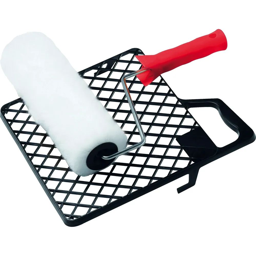 SCHULLER Farbrollerset aus Polyester 2-tlg. Farbwalze und Abstreifgitter