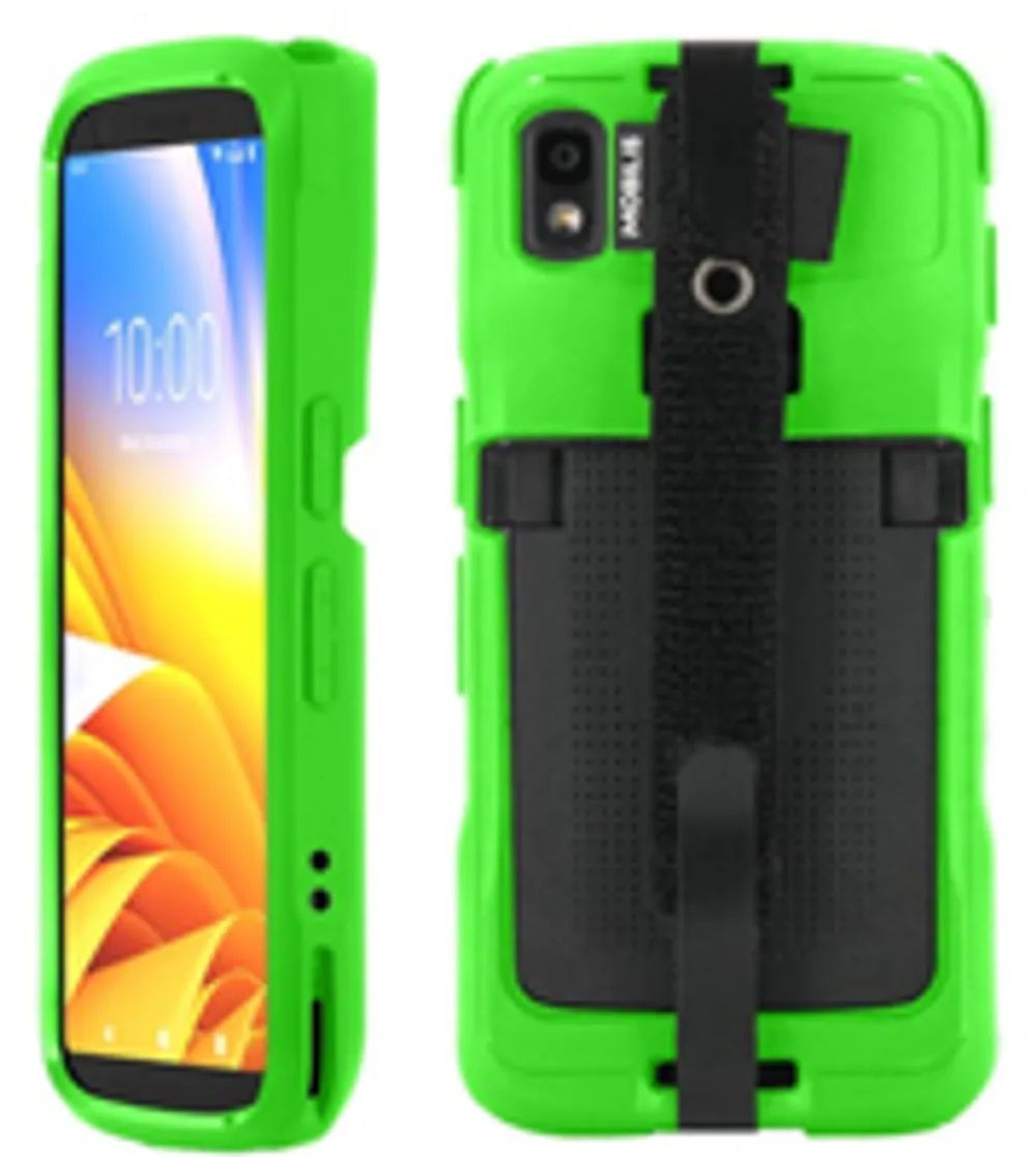 Mobilis PROTECH Case+Handstrap Zebra TC22/27 Safety gr softb