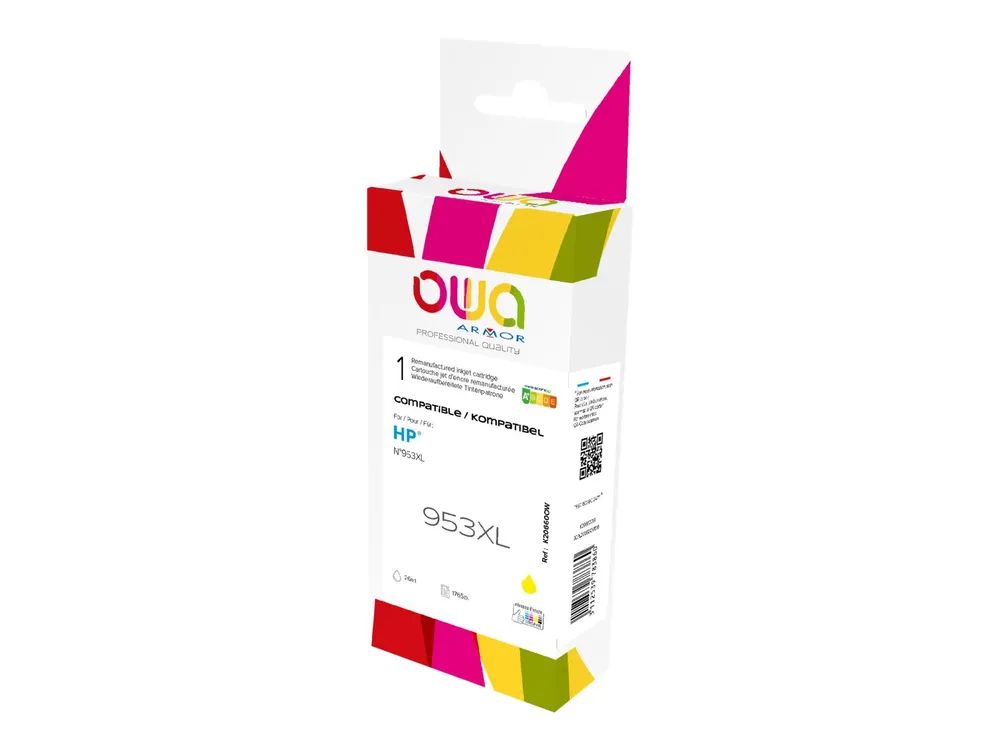 Armor OWA - 26 ml - Gelb - kompatibel - wiederaufbereitet - Tintenpatrone (Alternative zu: HP 953XL)