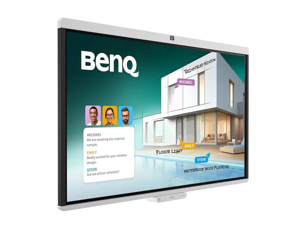 BenQ Board CM5505 - 140 cm (55") Diagonalklasse CM05 Series LCD-Display mit LED-Hintergrundbeleuchtung - interaktiv - mit integrierte interaktive Tafel, Touchscreen (Multitouch)