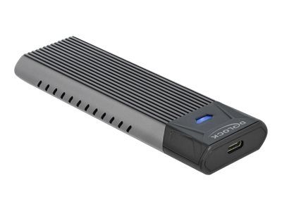 Delock External USB Type-C Combo Enclosure for M.2 NVMe PCIe or SATA SSD - Speichergehäuse - M.2 - M.2 NVMe Card / SATA 10Gb/s - USB 3.2 (Gen 2)