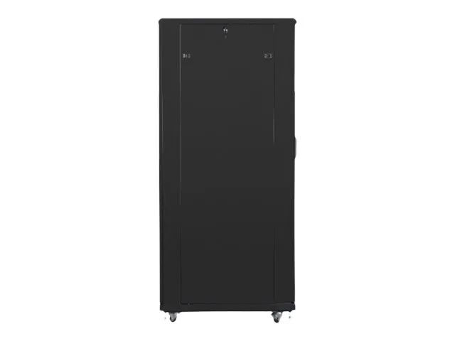 Lanberg Schrank Netzwerkschrank - mit 4 Lüfter - 230 V - Schwarz, RAL 9004 - 42HE - 48.3 cm (19")