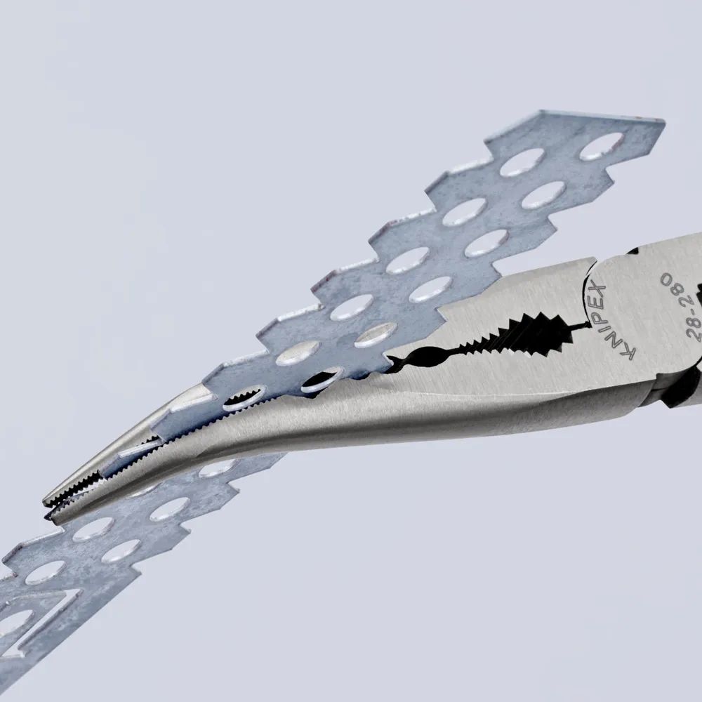 KNIPEX Montierzange mit Querprofilen mit Kunststoff überzogen schwarz atramentiert 280 mm