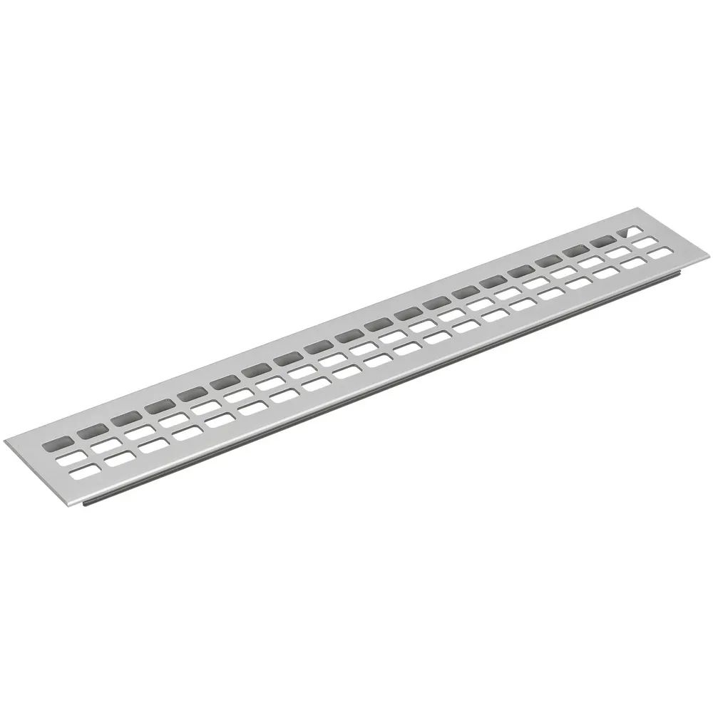Solido Lüftungsgitter 800 x 100 mm Aluminium natur eloxiert