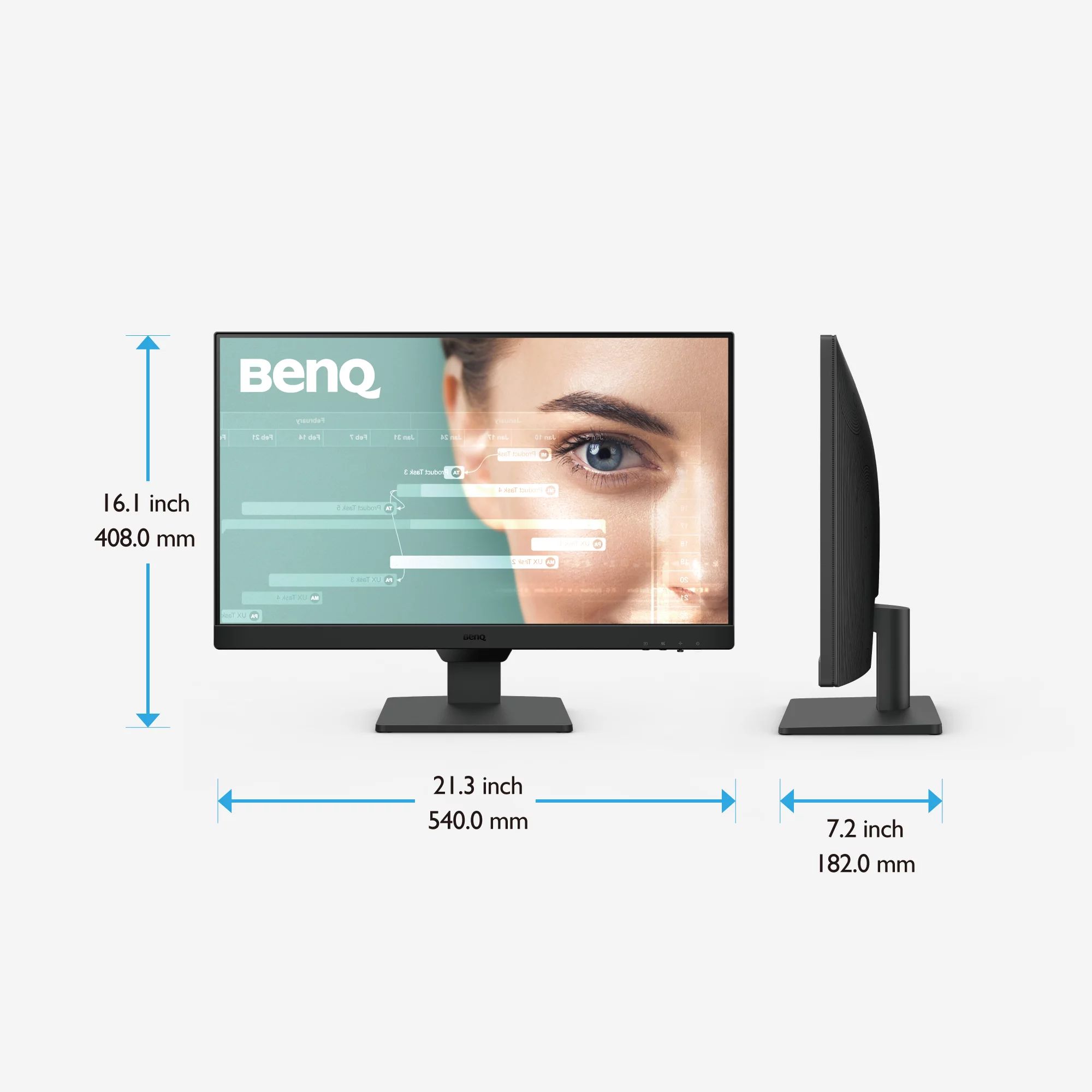 BenQ GW2490 Essential - 61 cm (24") (23.8" sichtbar)