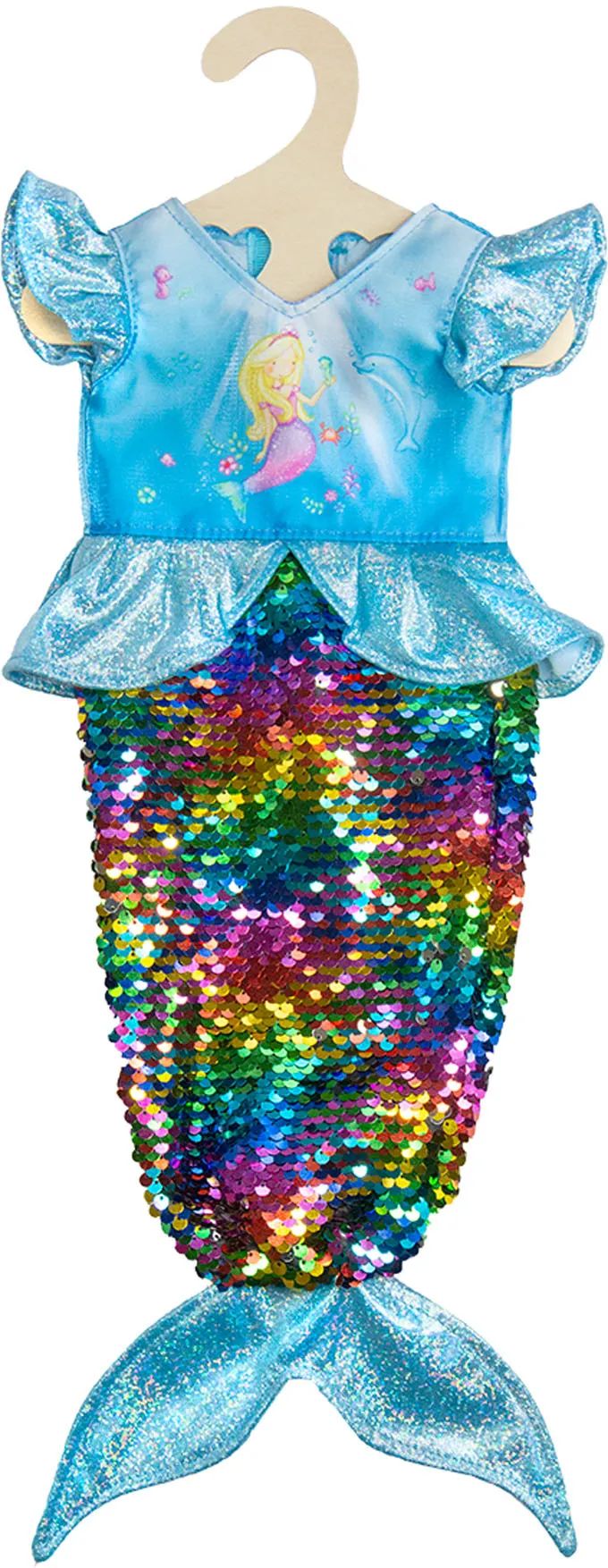 Heless GmbH Pu-Kleid Meerjungfrau Ava, Gr.35-45cm