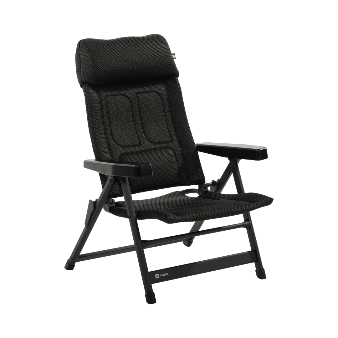 Travellife Klappsessel LUCCA LOUNGE true black