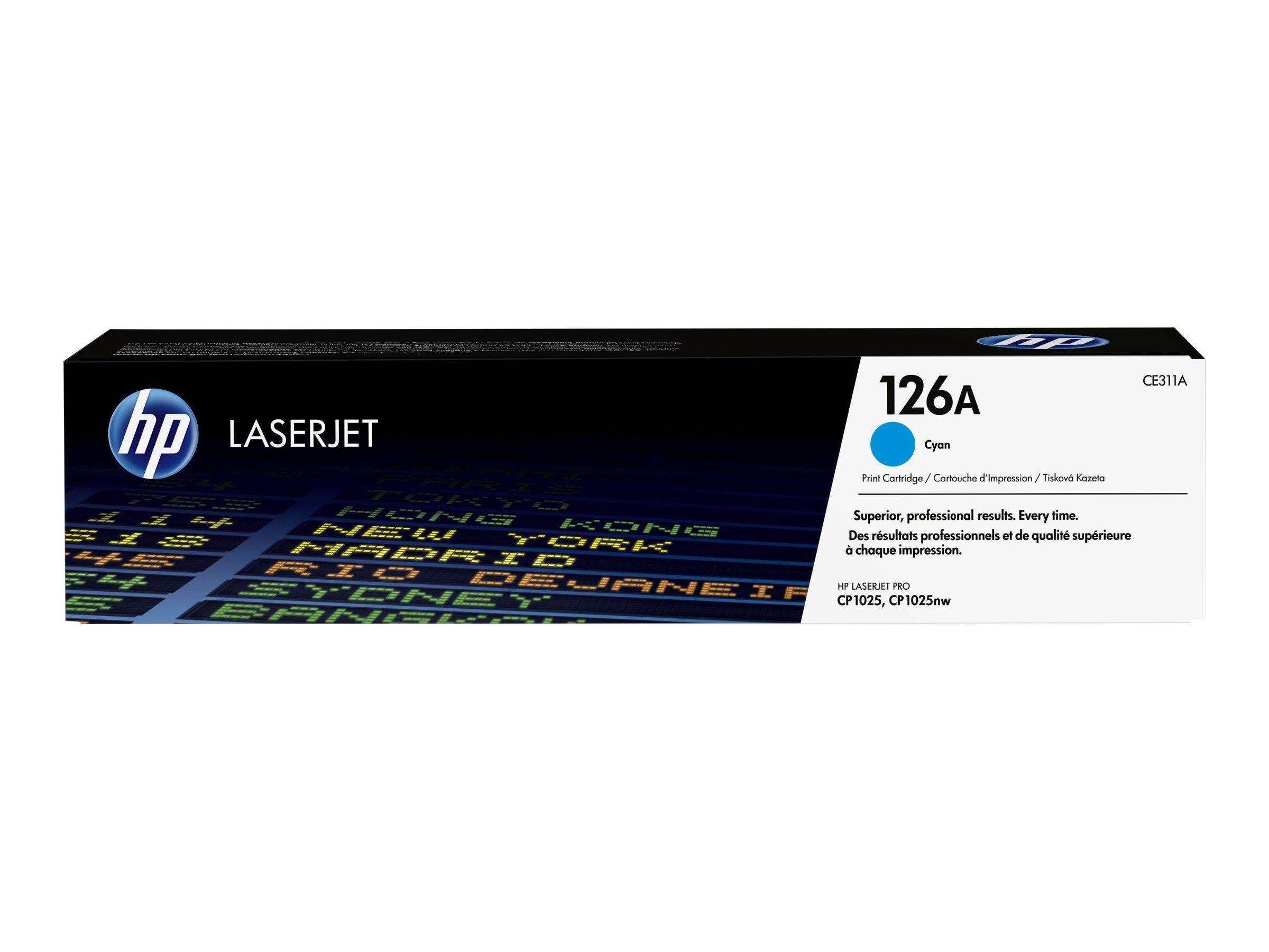 HP 126A - Cyan - original - LaserJet - Tonerpatrone (CE311A)