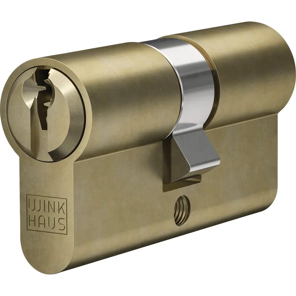 WINKHAUS Doppelzylinder AZ 30/55 verschiedensperrend beidseitig sperrbar Messing