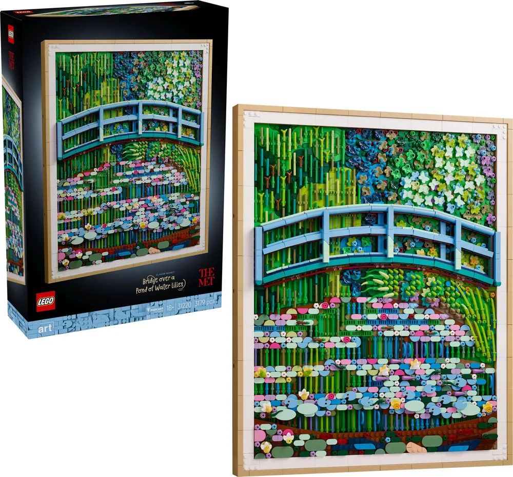 LEGO 31220 Art Claude Monet - Brückeüber einen Seerosenteich
