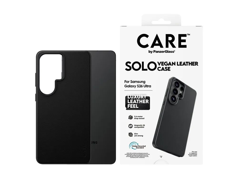 PanzerGlass CARE by PanzerGlass Solo - Hintere Abdeckung für Mobiltelefon - Qi - Polyurethan (PU)