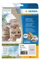 HERMA 10750 - Braun - Rechteck - Dauerhaft - 25,4 x 10 mm - A4 - Universal