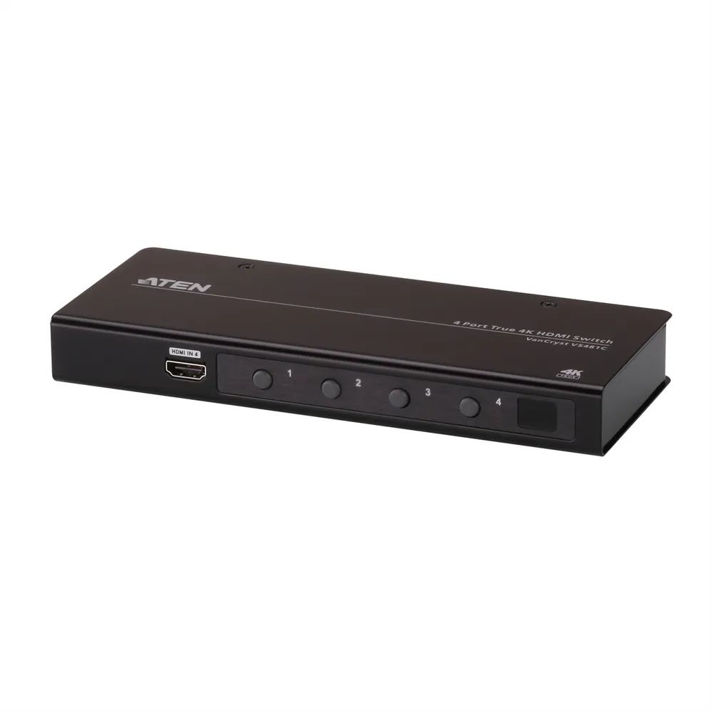 ATEN VS481C 4-Port True 4K HDMI Switch - Video/Audio-Schalter