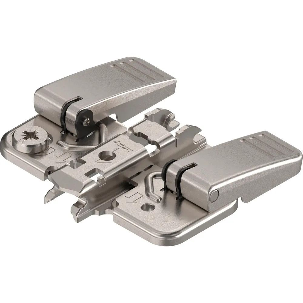 BLUM CLIP Exzenter Kreuzmontageplatte, Stahl, INSERTA, Distanz 0 mm