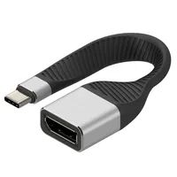Techly Typ C auf Displayport/F flex Adapter - Adapter - Digital/Display/Video