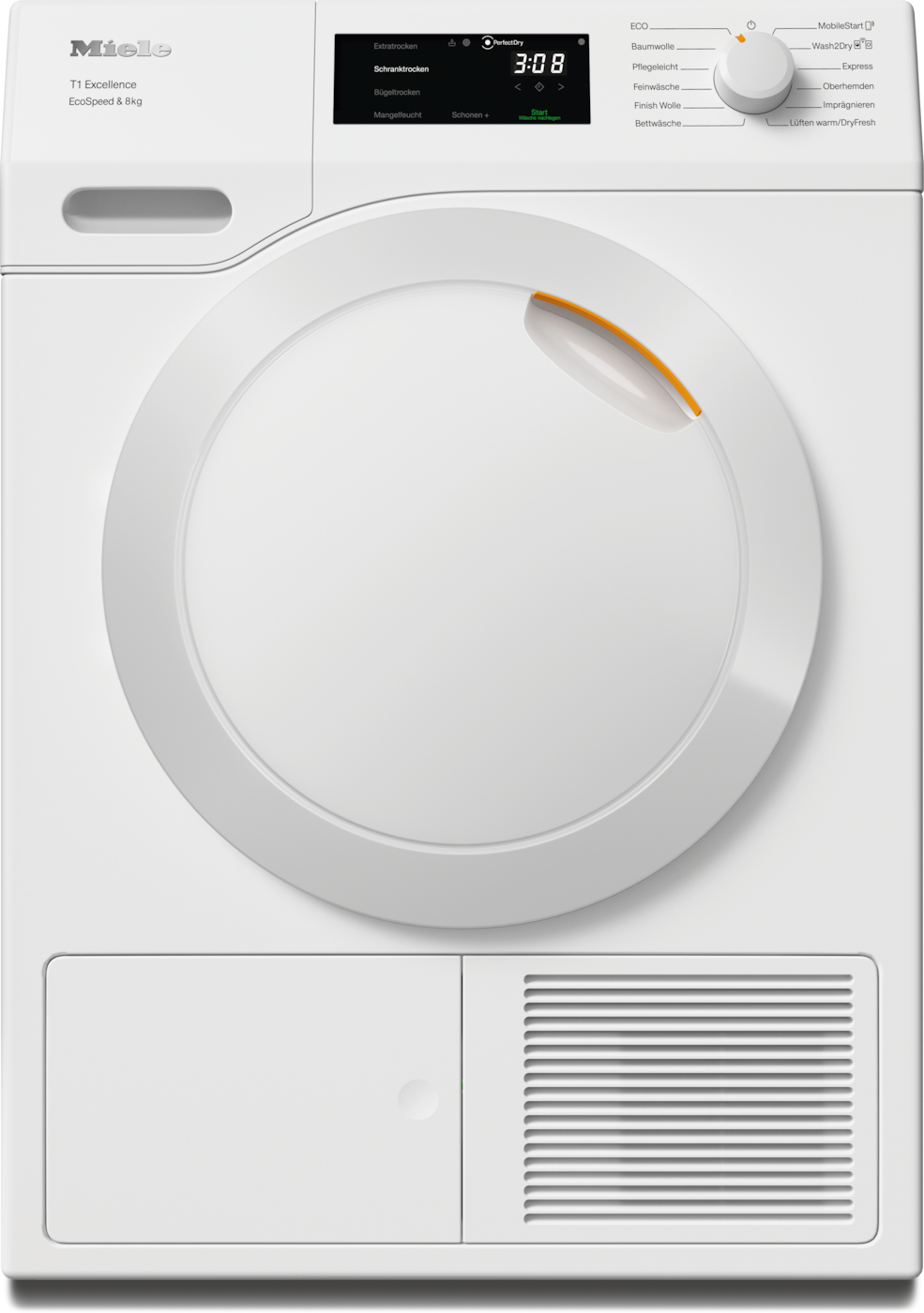 Miele Wärmepumpen-Trockner TEB655WP EcoSpeed&8kg