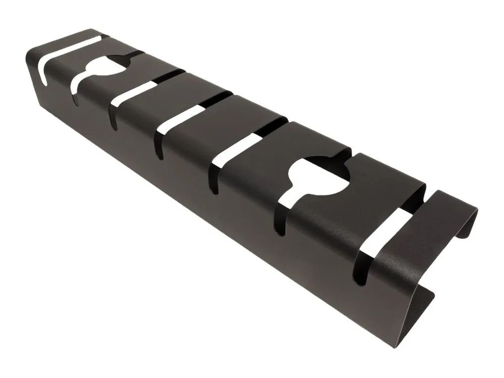 ROLINE Kabel - Organizer - unter Tisch montierbar - Schwarz (Packung mit 2)