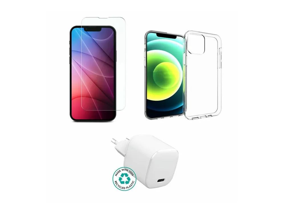 eSTUFF Zubehörkit für Handy - Ladegerät, Hülle - Apple Iphone 16