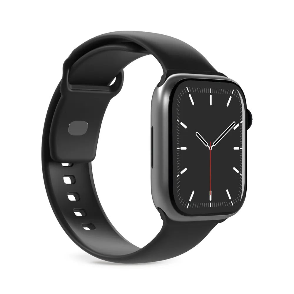 PURO ICON Band für Apple Watch 42/44/45/49mm, schwarz