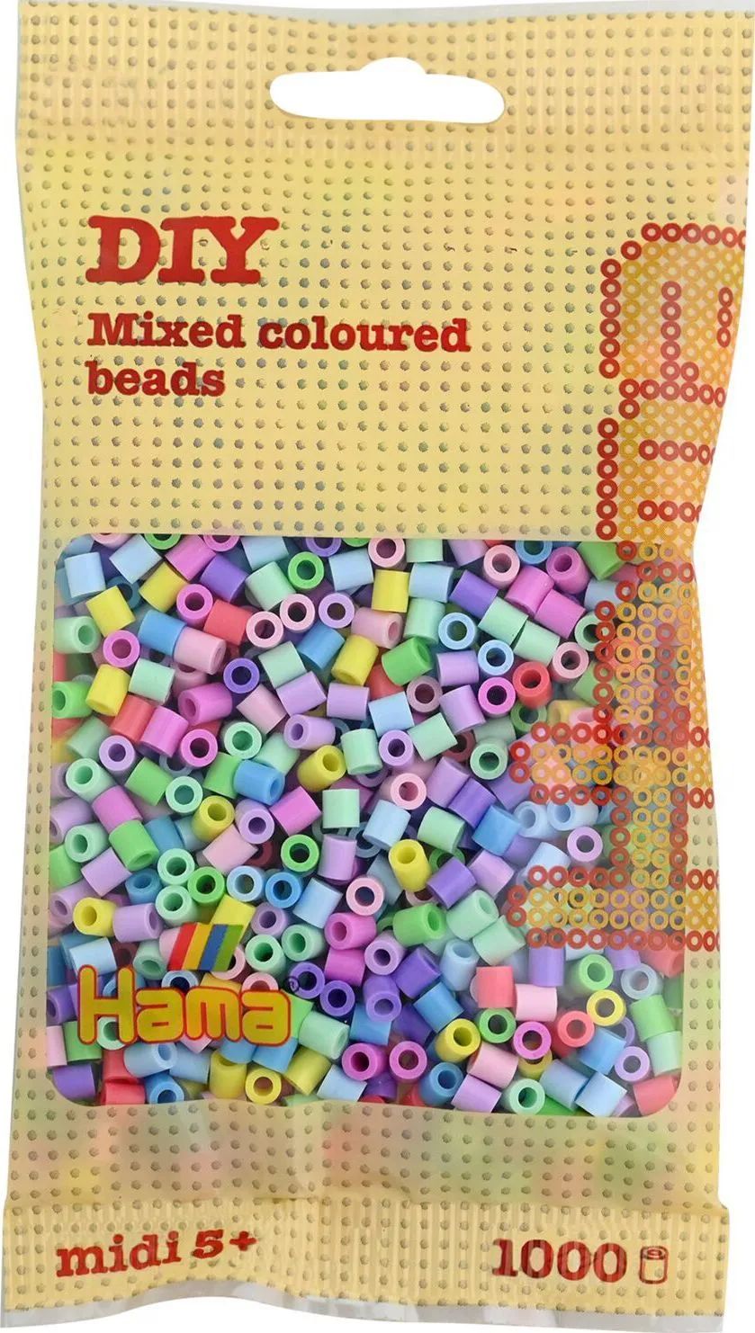Malte Haaning Plastic A/S HAMA Perlen pastell gemischt 1.000 Stück