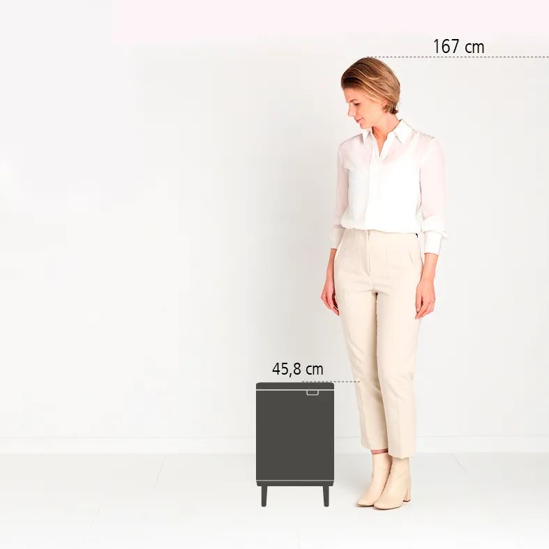 Brabantia Bo Mülleimer Hi, 12L - Soft Beige