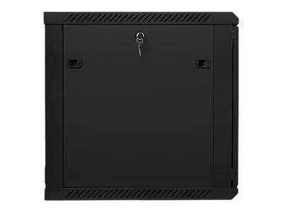 Lanberg Schrank Netzwerkschrank - geeignet für Wandmontage - Schwarz, RAL 9004 - 12U - 48.3 cm (19")