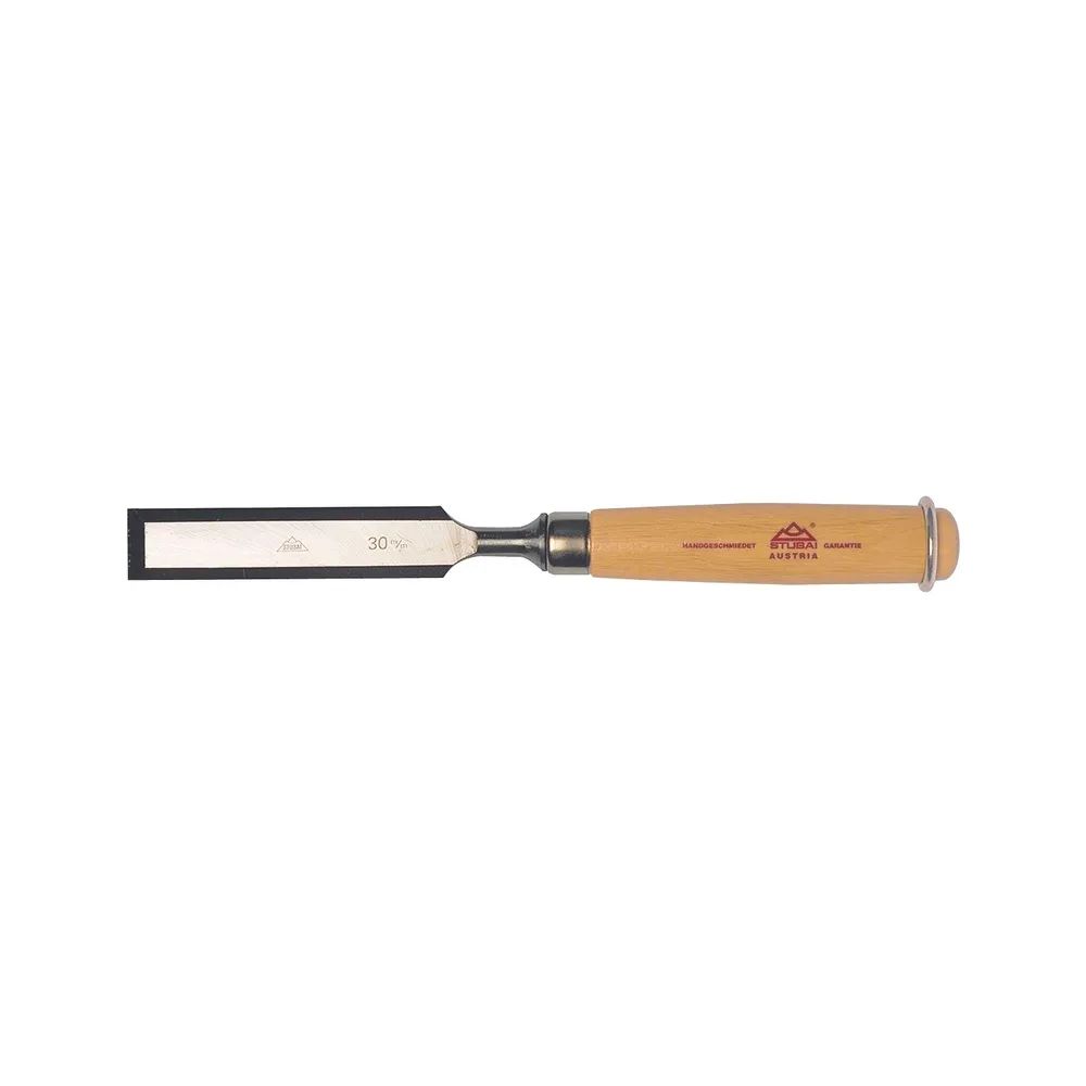 STUBAI Zimmermann-Stemmeisen mit Holzheft Breite 40 mm
