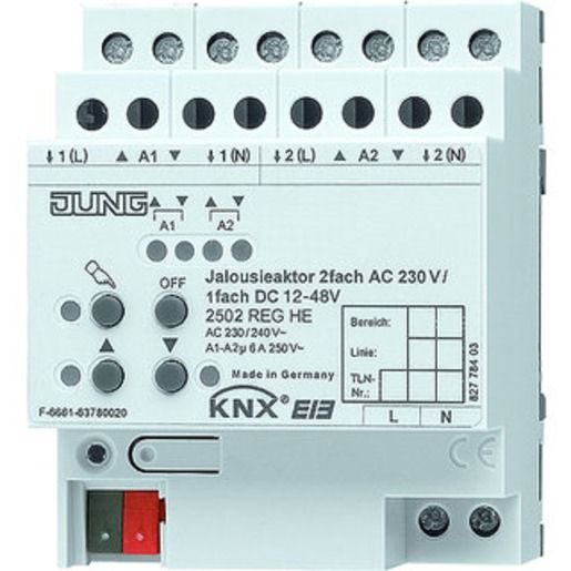 Jung KNX JALOUSIEAKTOR 2FACH / JUNG 2502REGHE