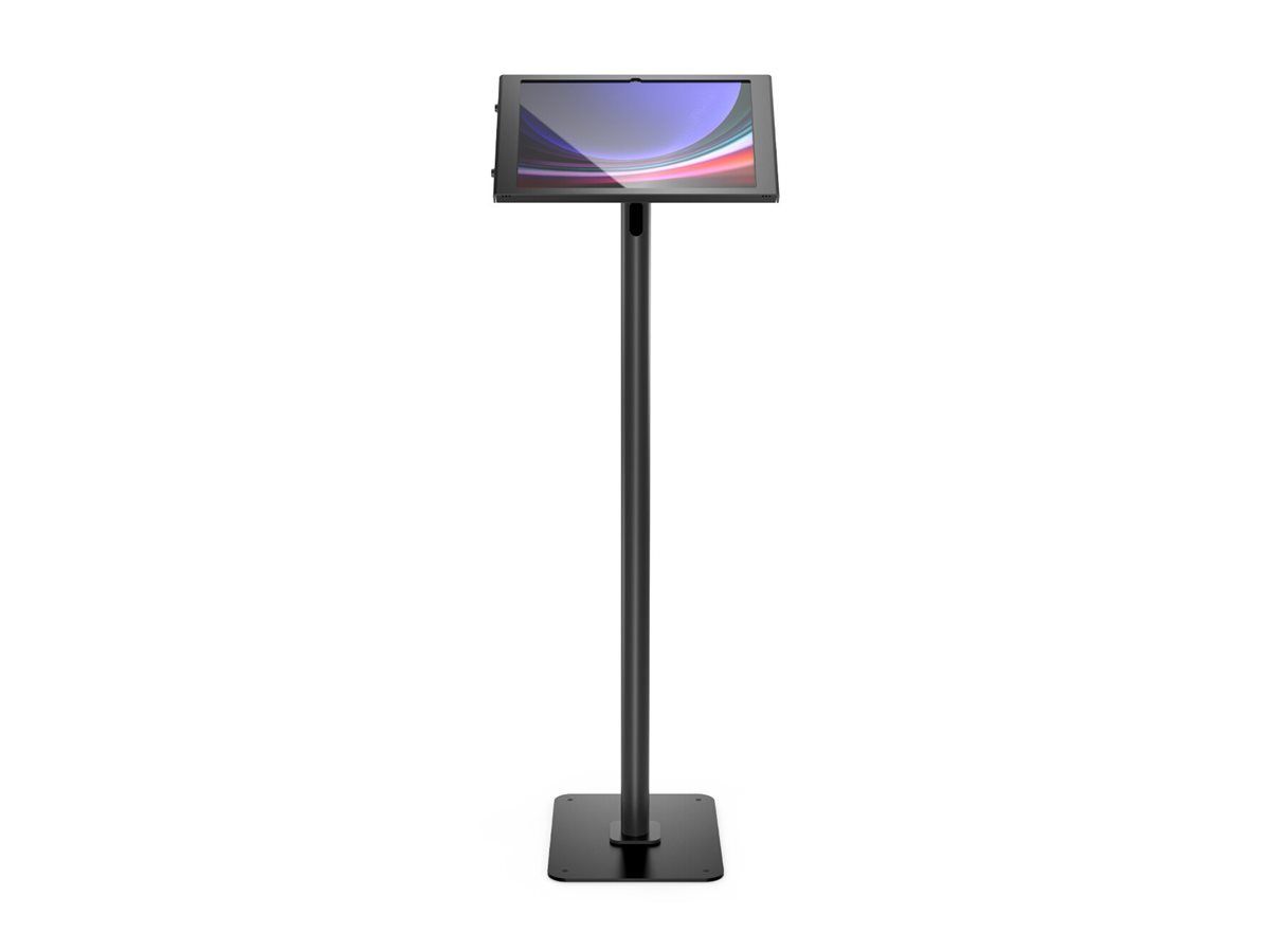 Compulocks Stand kit - freiliegende Front-/Rückkamera und Sensoren - für Flachbildschirm / Tablet-Gehäuse - verriegelbar - hochwertiges Aluminium - Schwarz - Bildschirmgröße: 37.1 cm (14.6")