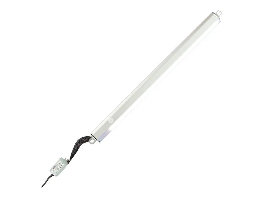 Lanview by Logon - LED-Lichtmodul - automatic movement sensor - RAL 9005 - 1U - 48.3 cm (19")