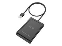 Conceptronic Dual-Interf. Smart-ID Kartenleser USB-A schwarz