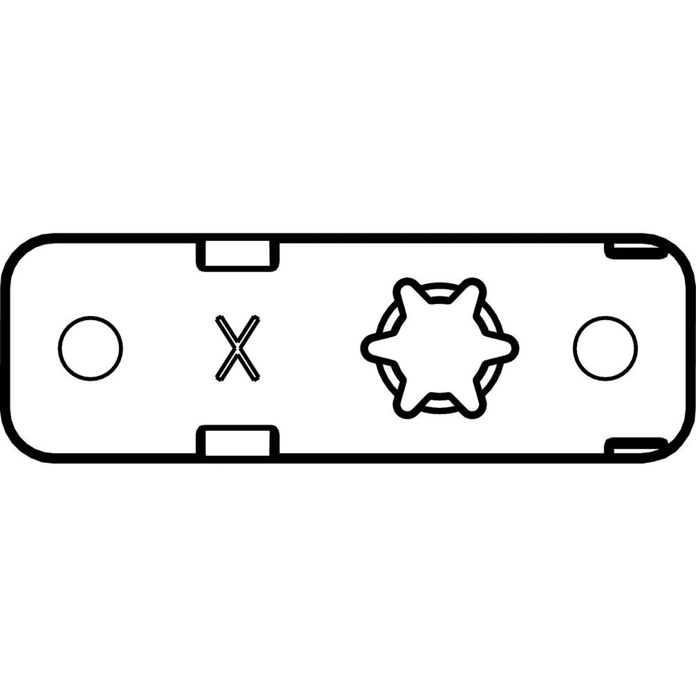 ROTO NT/NX Fang-/Putzscheren Unterlage 3,5 mm graubraun (347134)