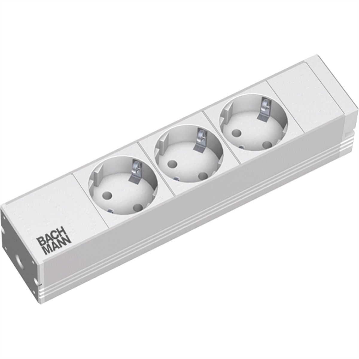 Bachmann Steckdosenleiste (Rack - einbaufähig) - Ausgangsanschlüsse: 3 - 1U - 25.4 cm (10")