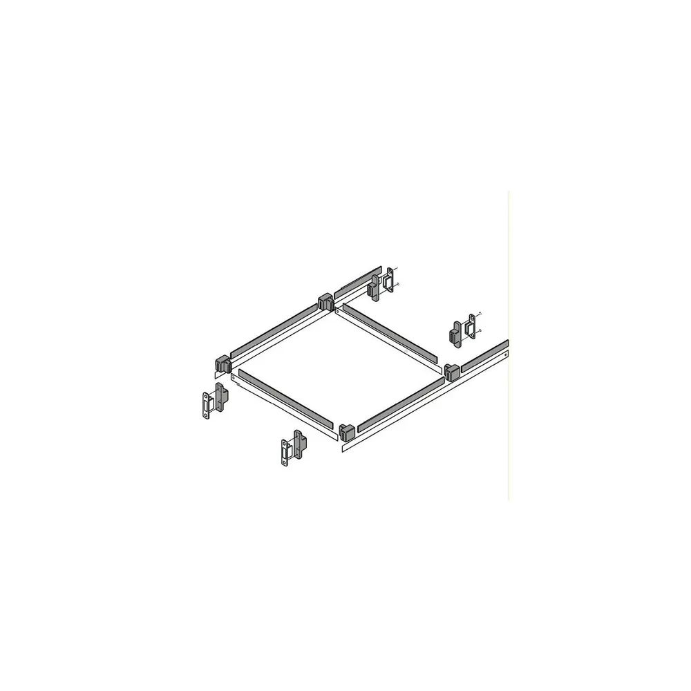 BLUM Metabox Metafile Relingset für Hängeregister ZRM. 5500, Stahl cremeweiß