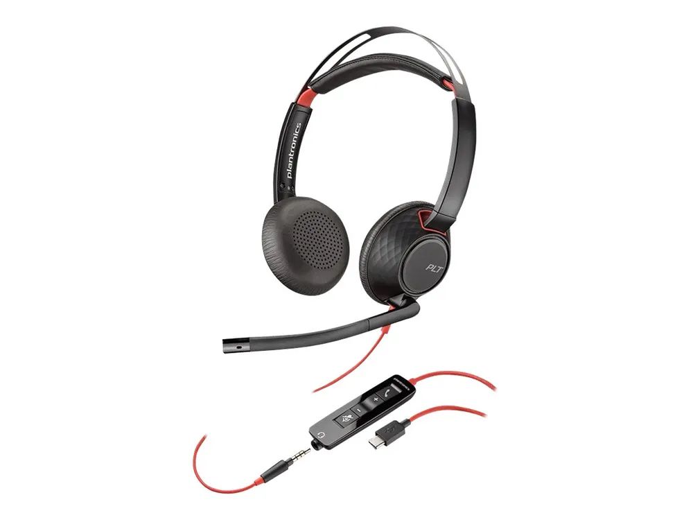 Poly Blackwire 5220 - 5200 Series - Headset - On-Ear