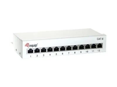 Equip Patch Panel - Patch Panel - CAT 6 - RJ-45 X 12