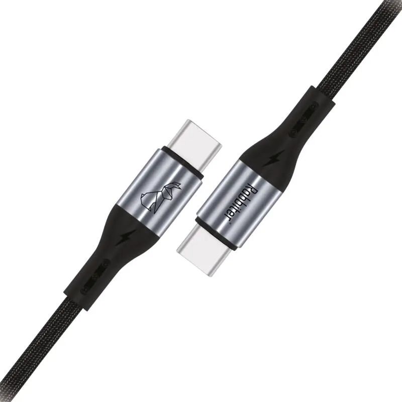 Rabbiter Power USBC-USBC 60W Lade- & Datenkabel