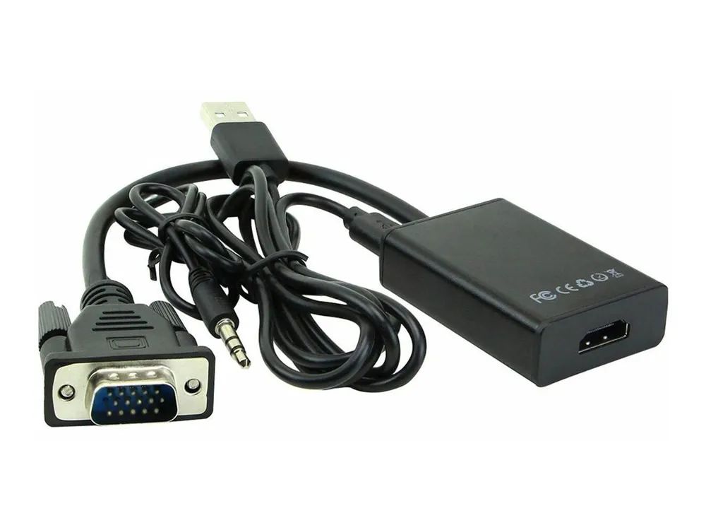 MicroConnect VGA to HDMI Converter - Videokonverter