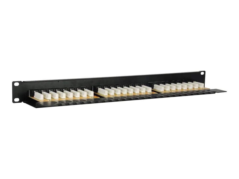 Equip Pro - Patch Panel - CAT 6 - RJ-45 X 24 - Schwarz - 1U - 48.3 cm (19")
