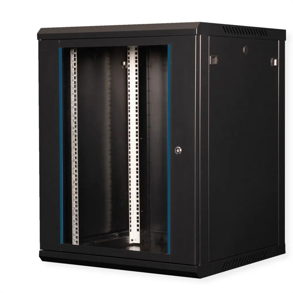 VALUE 19-Zoll Wandgehäuse 15HE, 600x600mm schwarz, Bausatz