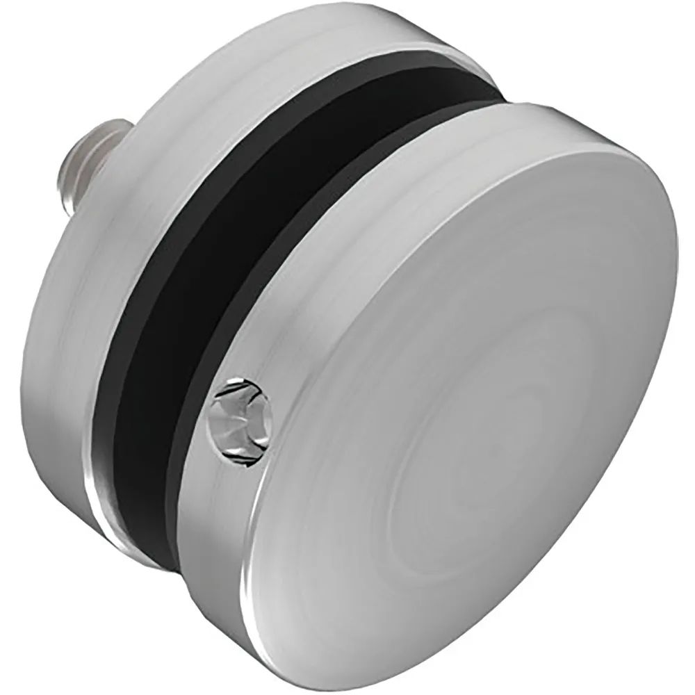 Umakov Group  Glaspunkthalter für 8 - 18 mm Glas, ø 70 mm, Edelstahl V2A