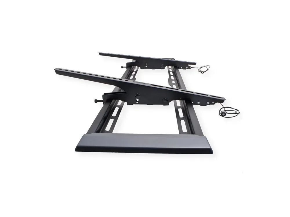VALUE Befestigungskit (Wandmontage) - neigbar - für LCD TV - 47 mm Wandabstand, < 75 kg, VESA 800 x 400 - Metall - Schwarz - Bildschirmgröße: 109-229 cm (43"-90")