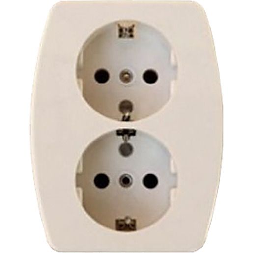 Gebro UP-SSTD 2-FACH UNIVERSALWEISS / GB 398 UW GB398UW