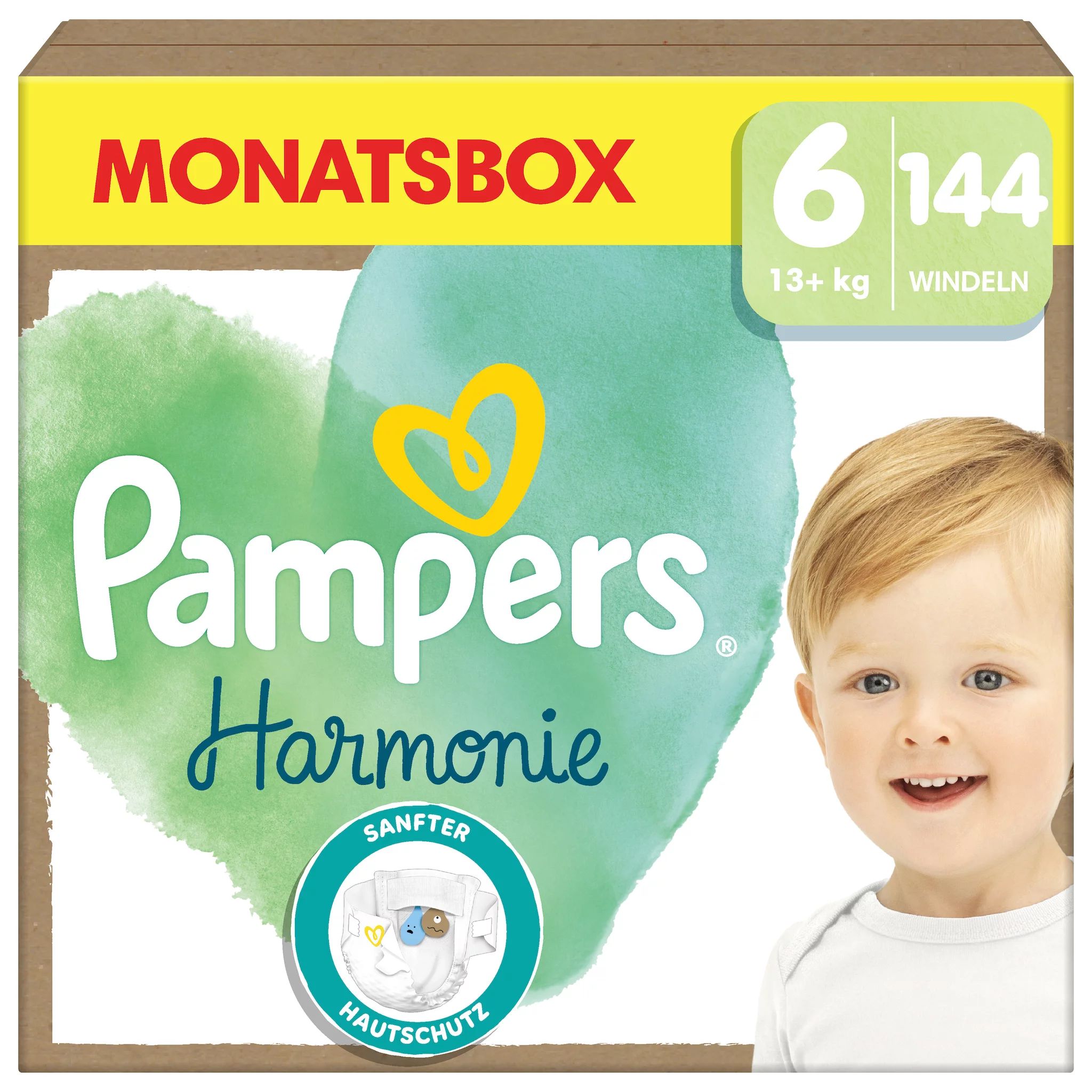 Pampers Harmonie Gr.6 Junior 13+kg Monatsbox