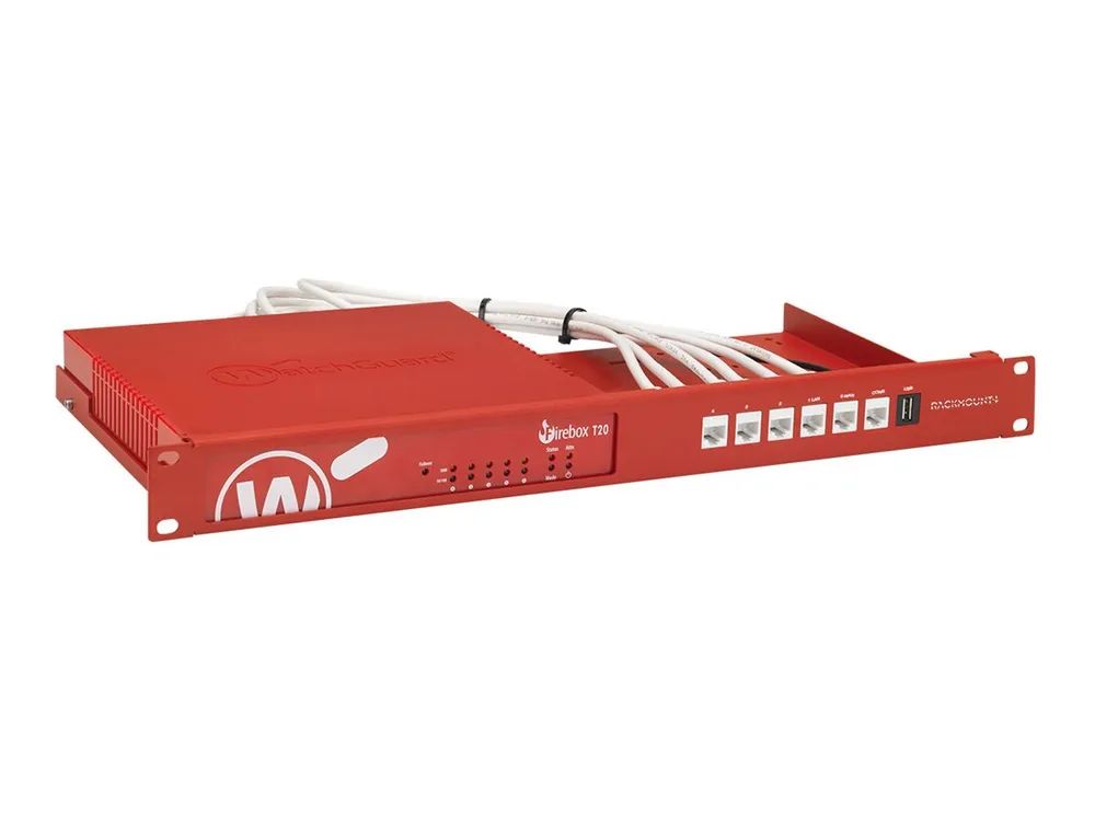 Rackmount.IT RM-WG-T6 - Montagesatz für Netzwerkgeräte - Rack montierbar - WatchGuard Red - 1U - 48.3 cm (19")