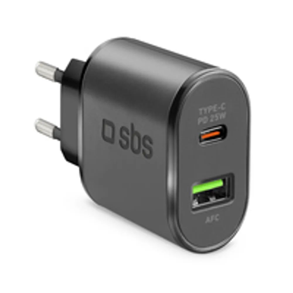 SBS TETRPD25W - Indoor - AC - 9 V - Schwarz
