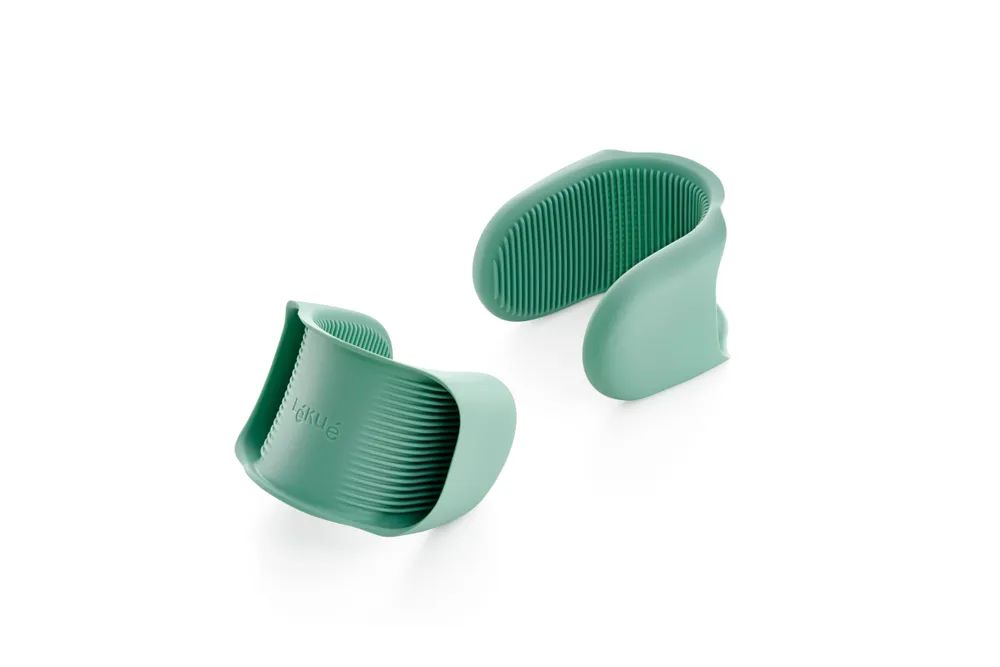 Lékué 2er-Set flexible Mini-Küchenhandschuhe - Green