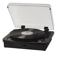 Inter Sales Denver VPL-230B - Halbautomatisch - Schwarz - Kunststoff - Holz - 33 1/3,45,78 RPM - 33 1/3,45,78 RPM - Drehregler