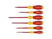 Wiha Schraubendreher Set SoftFinish® electric Schlitz, Phillips
