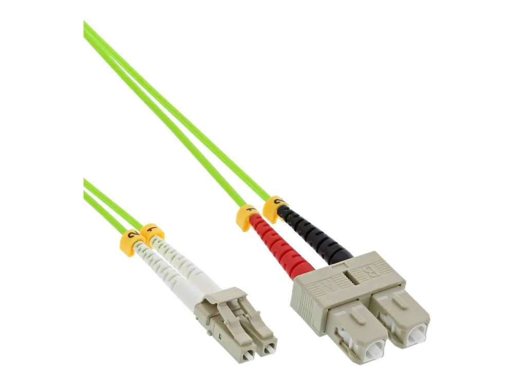 InLine LWL Duplex Kabel - LC/SC - 50/125µm - OM5 - 5m